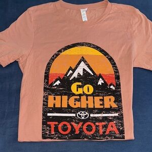 Toyota Men's Graphic Tee - Peach